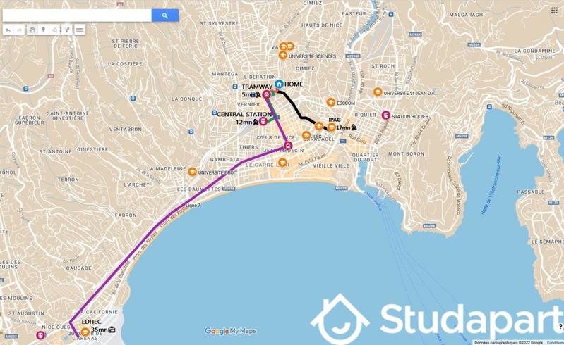 Chambre - 12 m² - 1 pièce