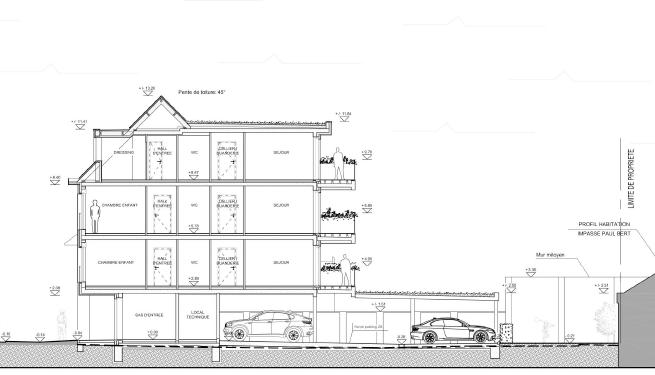 Appartement - 69 m² - 3 pièces