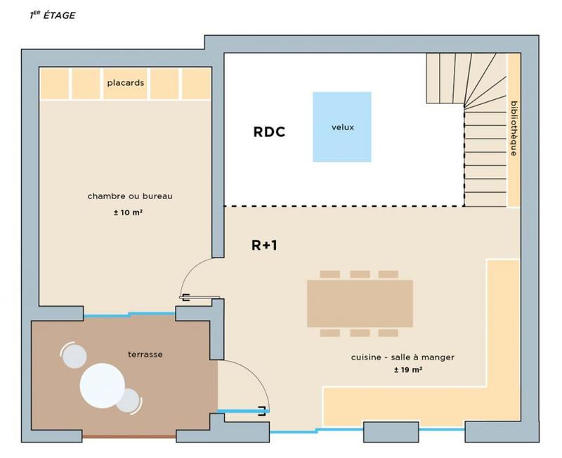 Maison - 80 m² - 5 pièces