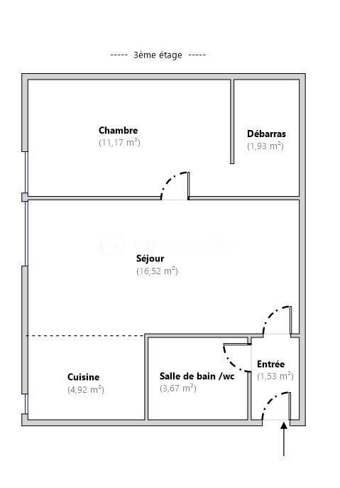 Appartement - 39 m² - 2 pièces