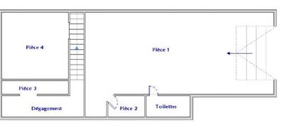 Local commercial - 76 m² - 2 pièces