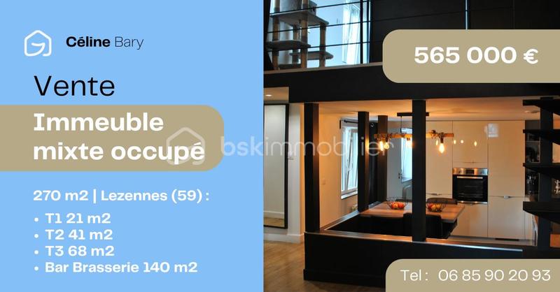 Immeuble - 270 m² - 6 pièces