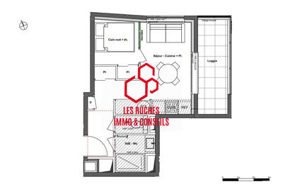 Appartement - 26 m² - 1 pièce