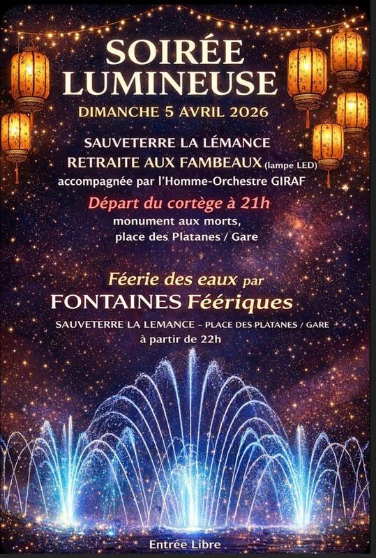 Soirée lumineuse