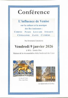 Conférence - l'influence de Venise