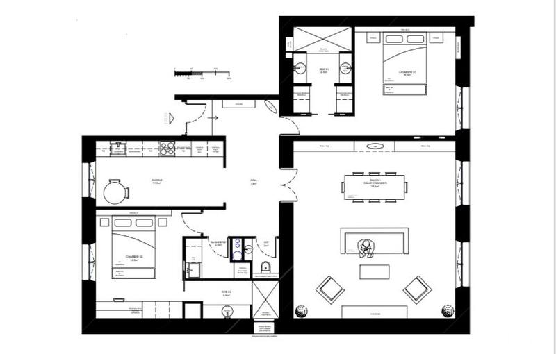 Appartement - 109 m² - 4 pièces