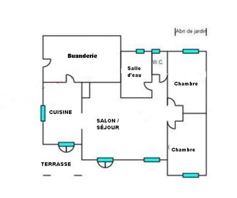 Maison traditionnelle - 89 m² - 4 pièces