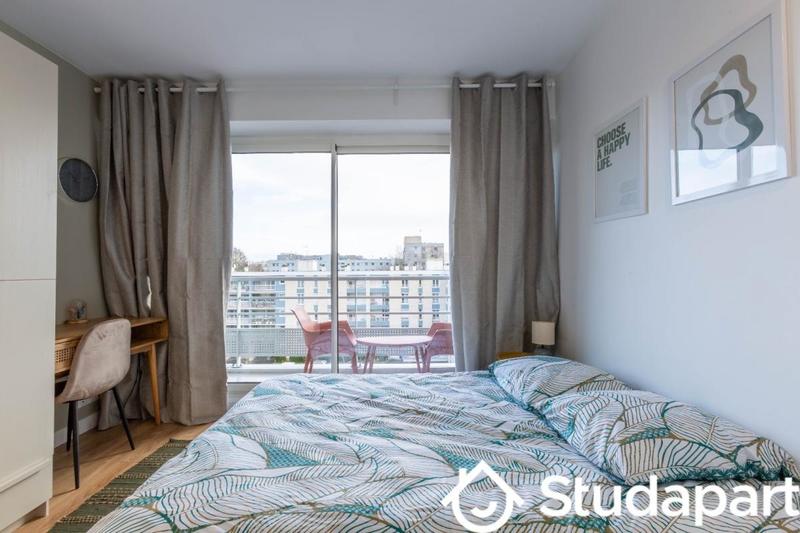 Chambre - 9 m² - 1 pièce