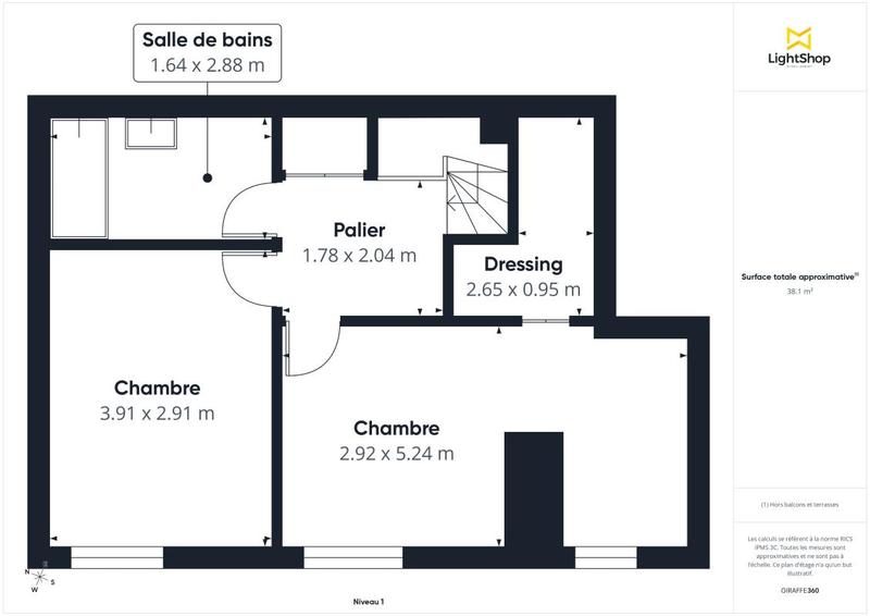 Appartement - 73 m² - 3 pièces