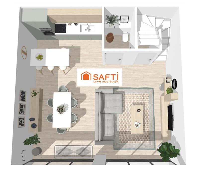 Maison - 92 m² - 4 pièces