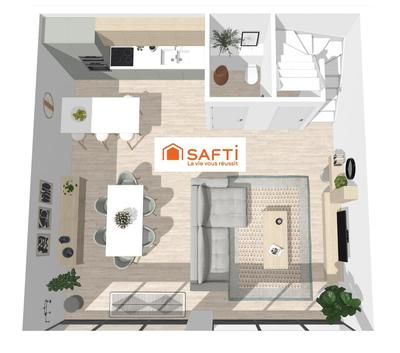 Maison - 92 m² - 4 pièces