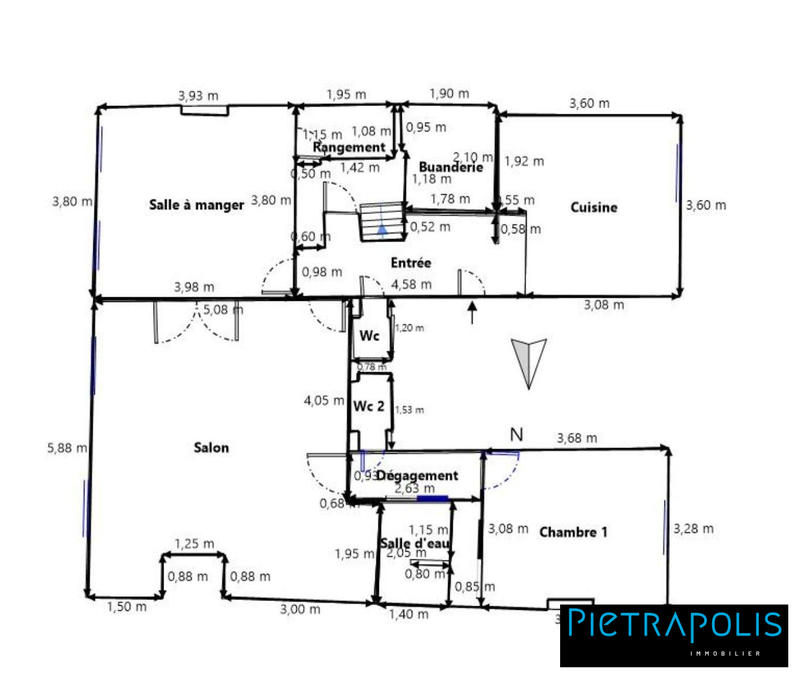 Appartement - 131 m² - 4 pièces