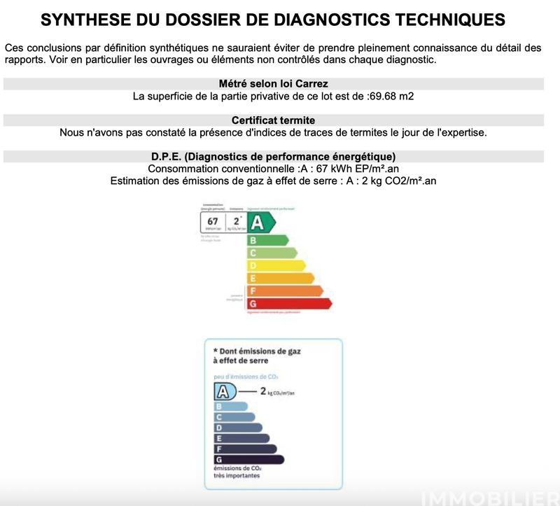 Appartement - 69 m² - 3 pièces