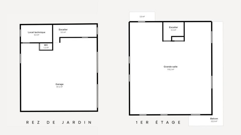 Maison - 220 m² - 5 pièces