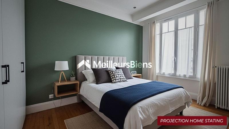 Appartement ancien - 53 m² - 3 pièces