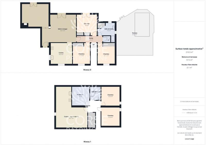 Maison - 204 m² - 9 pièces