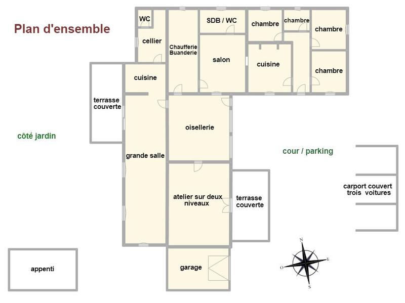 Maison - 189 m² - 7 pièces