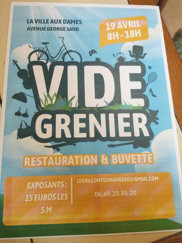 Vide grenier du grillon tourangeau