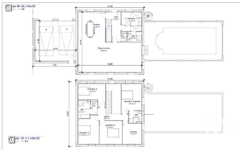 Maison - 200 m² - 8 pièces