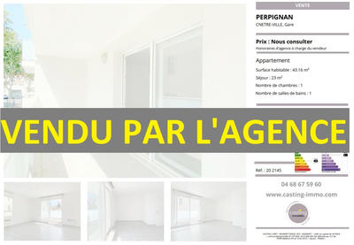 Appartement - 44 m² - 2 pièces