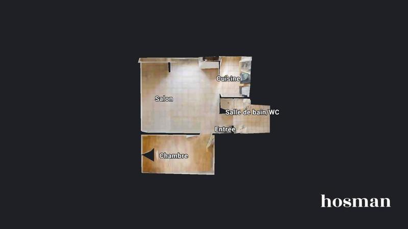 Appartement - 28 m² - 2 pièces