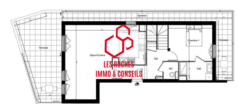 Appartement - 118 m² - 6 pièces