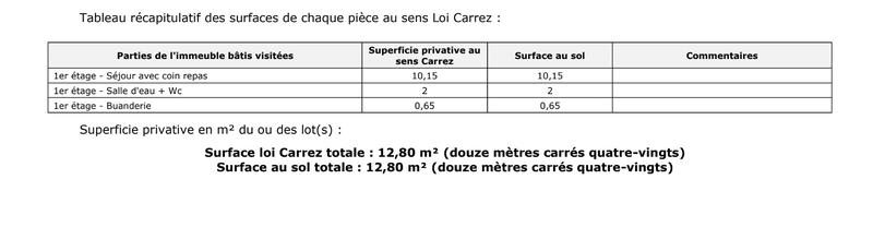 Studio - 13 m² - 1 pièce