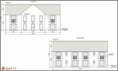 Appartement - 56 m² - 3 pièces