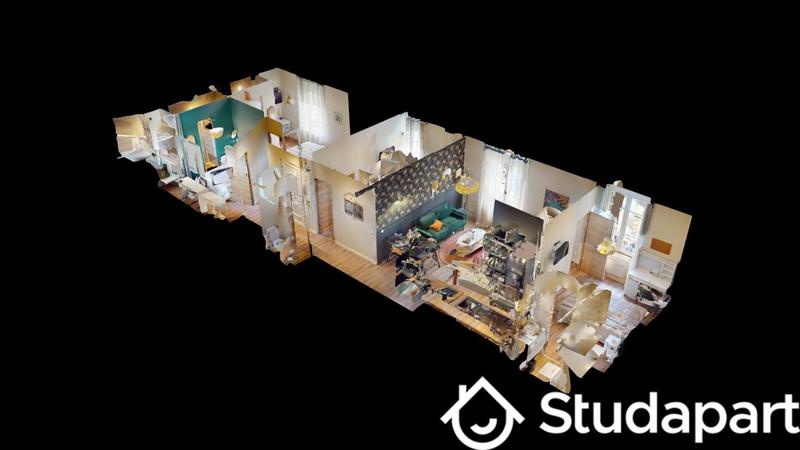 Chambre - 9 m² - 1 pièce