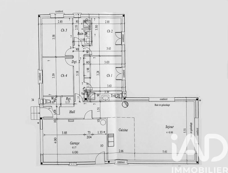 Maison - 110 m² - 5 pièces