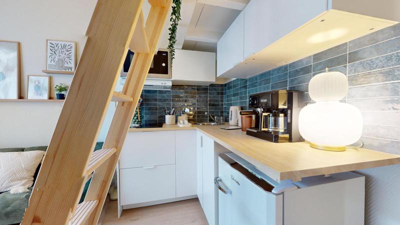 Studio - 16 m² - 2 pièces