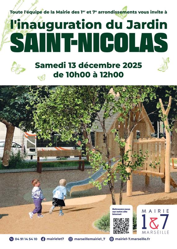 Inauguration du Jardin Saint-Nicolas