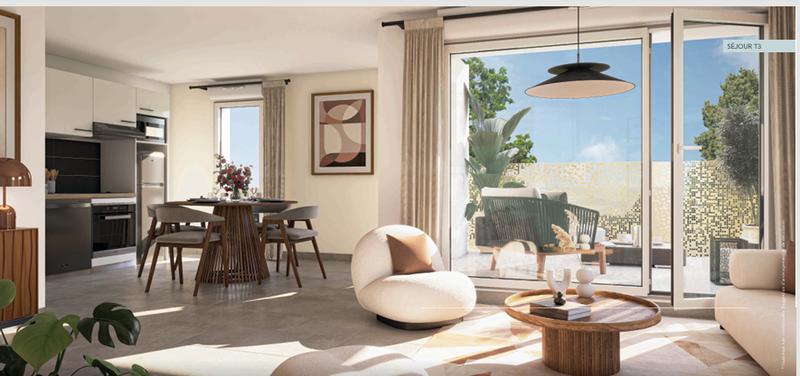 Appartement - 61 m² - 3 pièces