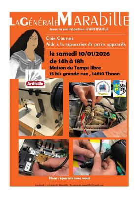 Recycler : venez réparer votre matériel avec l'association "la Générale Marabille"