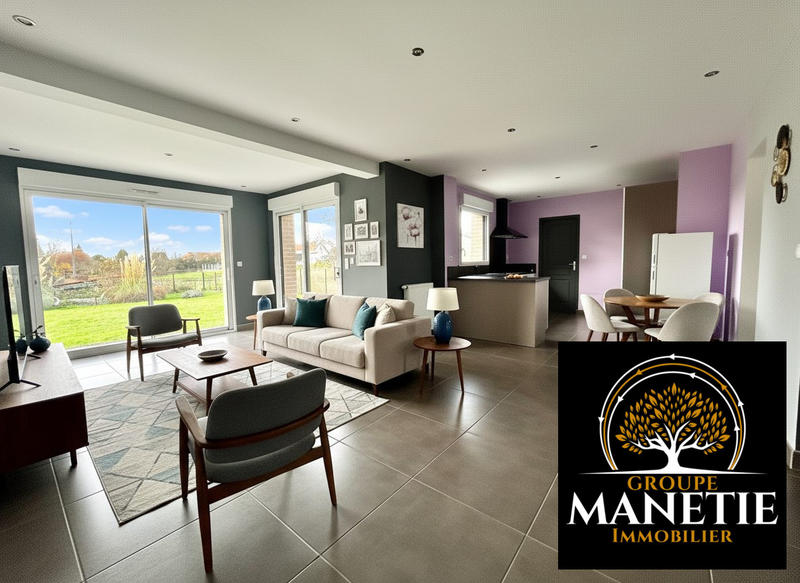 Maison contemporaine - 121 m² - 6 pièces