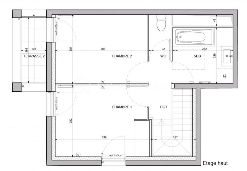 Duplex - 63 m² - 3 pièces