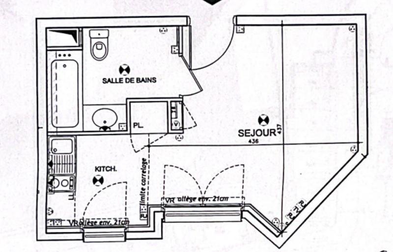 Appartement - 25 m² - 1 pièce
