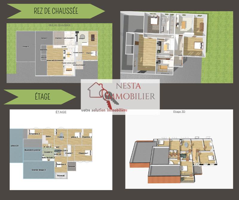 Maison - 290 m² - 9 pièces