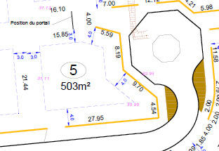Terrain constructible - 503 m²