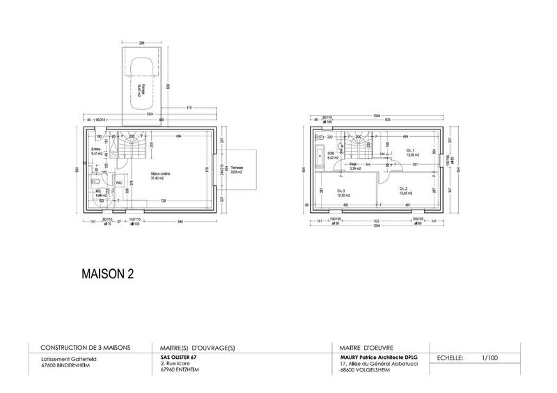 Maison - 97 m² - 4 pièces