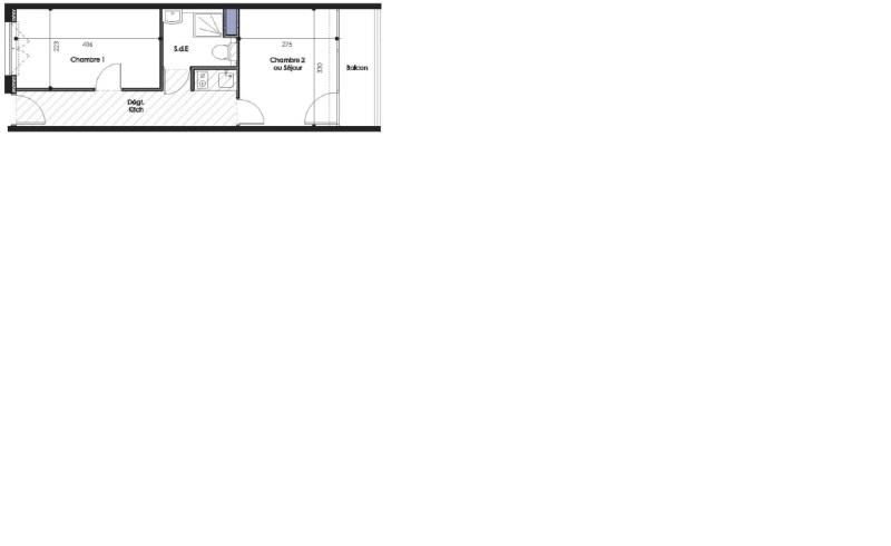 Appartement - 28 m² - 1 pièce