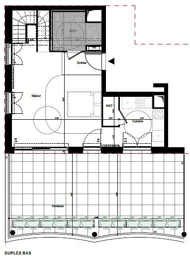 Duplex - 107 m² - 5 pièces