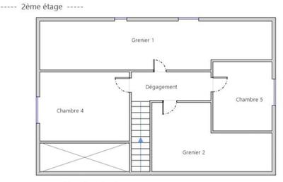 Maison - 70 m² - 5 pièces