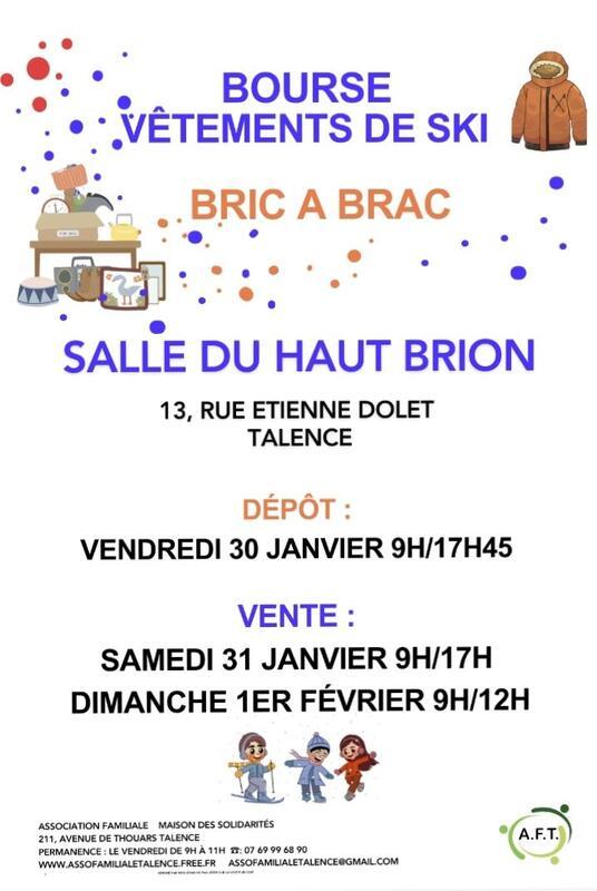 Bourse vêtements de ski et bric-à-brac