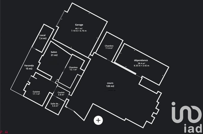 Maison - 93 m² - 4 pièces