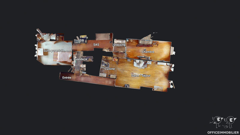 Appartement - 93 m² - 4 pièces