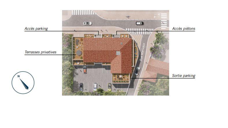 Appartement - 45 m² - 2 pièces