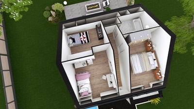 Maison - 89 m² - 6 pièces