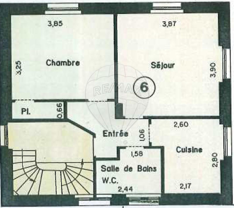 Appartement - 43 m² - 2 pièces