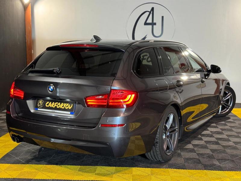 Bmw Série 5 (F11) Lci Touring 525d Pack m 218ch Caméra de recul, Sièges chauffants, Gps Navigation Professional